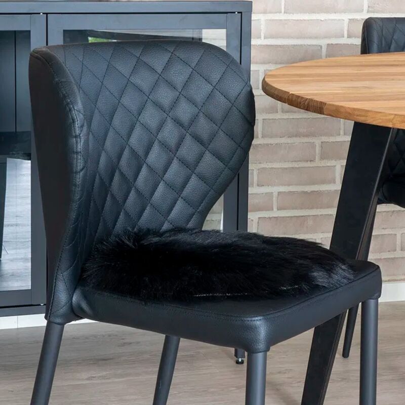 House Nordic keinotekoinen taljaistuinpehmuste Ø35 musta